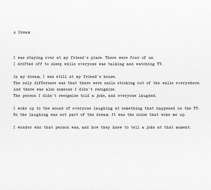 A Dream